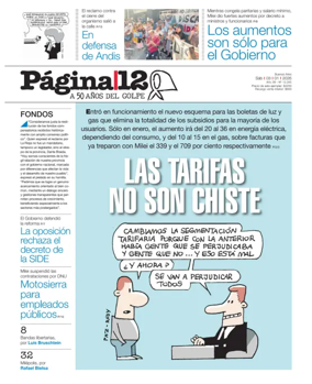 Cover of Pagina 12