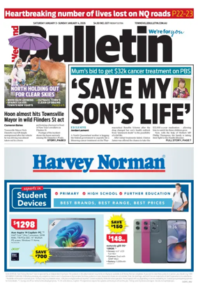 Cover of Townsville Bulletin