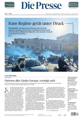 Cover of Die Presse