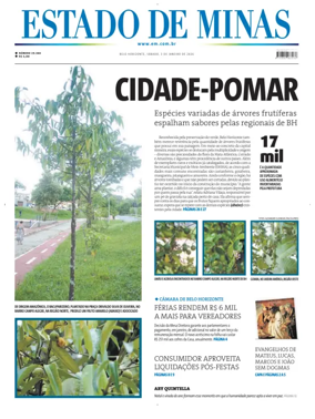 Cover of Estado de Minas (Brazil)