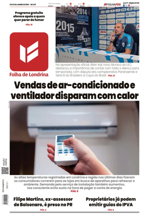 Cover of Folha de Londrina