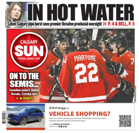 Cover of Calgary Sun
