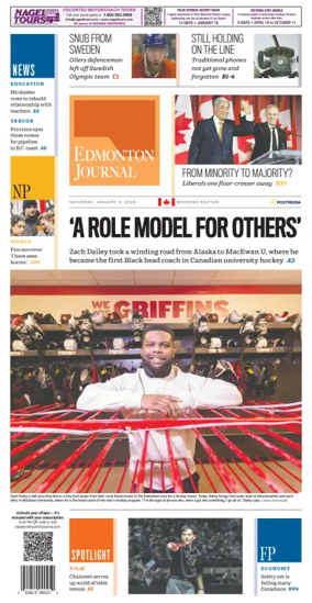 Cover of Edmonton Journal