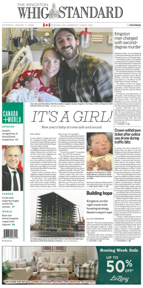 Cover of Kingston Whig-Standard