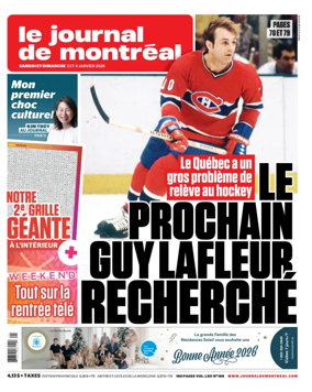 Cover of Le Journal de Montreal