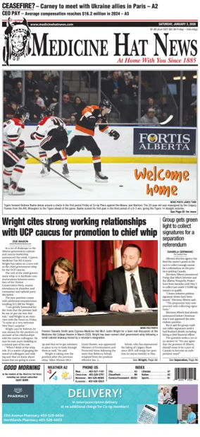 Cover of Medicine Hat News