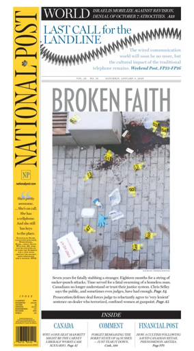 Cover of National Post - (National Edition)