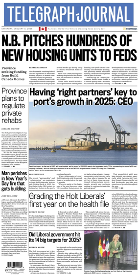 Cover of Telegraph-Journal