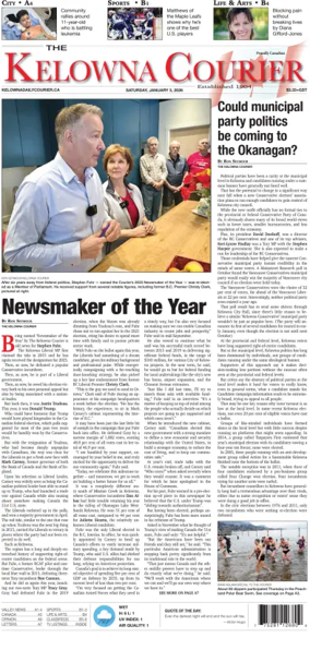 Cover of The Daily Courier