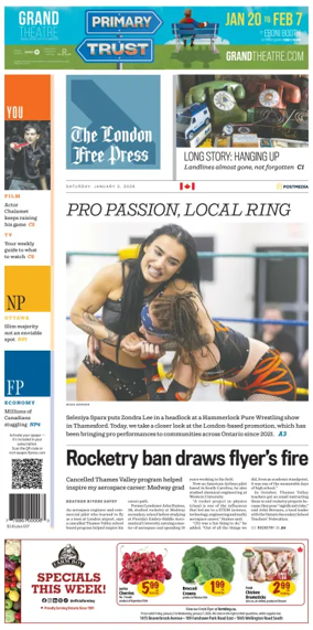 Cover of The London Free Press