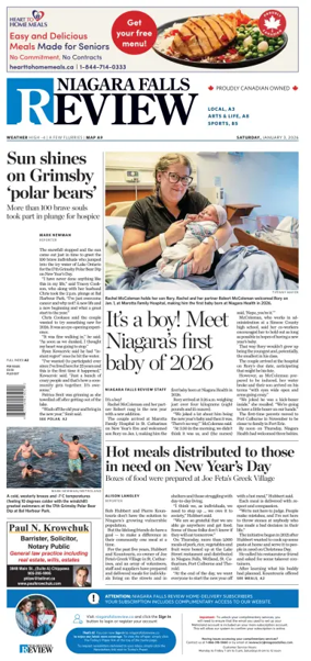 Cover of The Niagara Falls Review