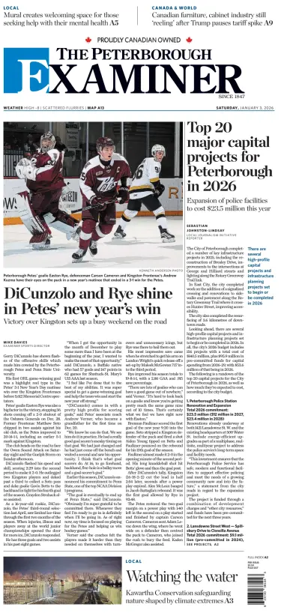 Cover of The Peterborough Examiner
