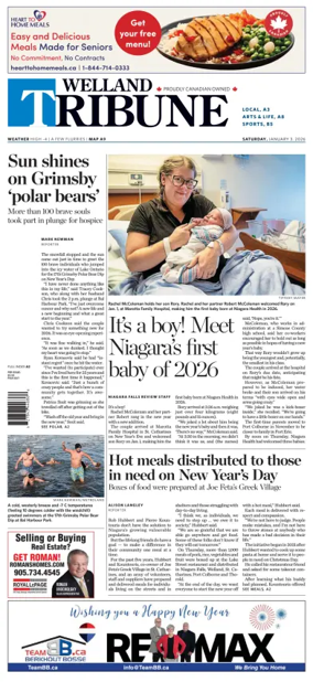 Cover of The Welland Tribune