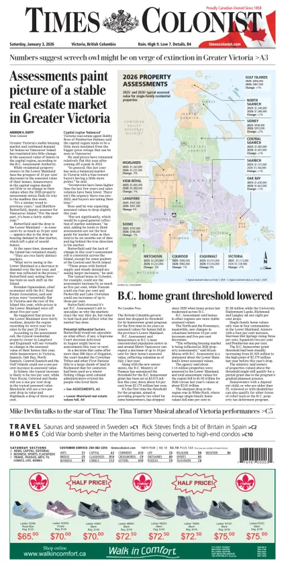 Cover of Times Colonist