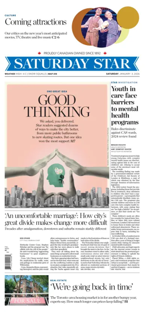 Cover of Toronto Star