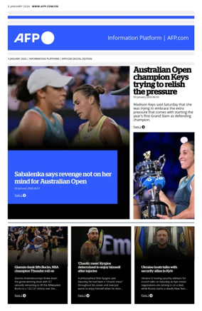 Cover of AFP English