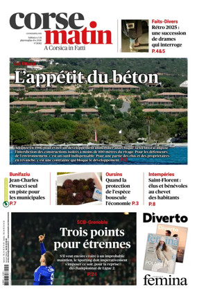 Cover of Corse Matin