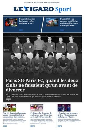 Cover of Le Figaro Sport