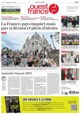 Cover of Ouest France (Auray)