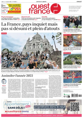 Cover of Ouest France (Cholet)