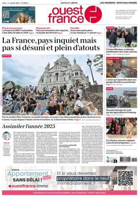 Cover of Ouest France (Les Herbiers / Montaigu)