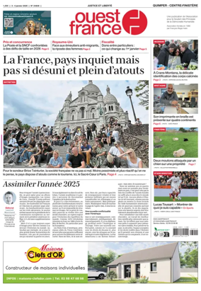 Cover of Ouest France (Quimper)