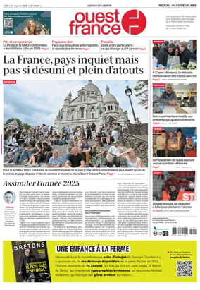 Cover of Ouest France (Redon / Pays de Vilaine)