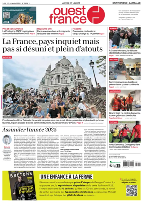 Cover of Ouest-France (Saint-Brieuc Lamballe)