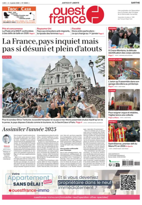 Cover of Ouest France (Sarthe)