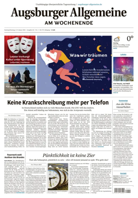 Cover of Augsburger Allgemeine (Ausgabe Stadt)