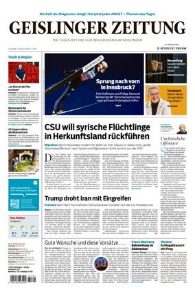 Cover of Geislinger Zeitung