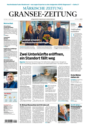 Cover of Gransee-Zeitung