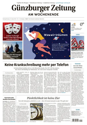 Cover of Guenzburger Zeitung