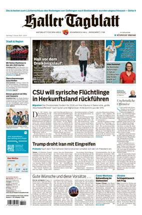 Cover of Haller Tagblatt