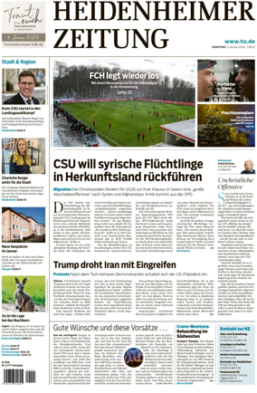 Cover of Heidenheimer Zeitung