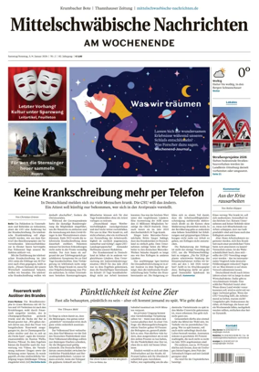 Cover of Mittelschwaebische Nachrichten