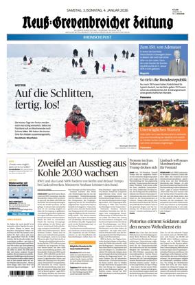 Cover of Neuss-Grevenbroicher Zeitung Neuss