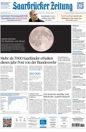 Cover of Saarbruecker Zeitung