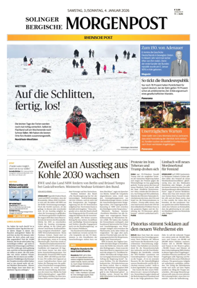 Cover of Solinger Bergische Morgenpost/Remscheid