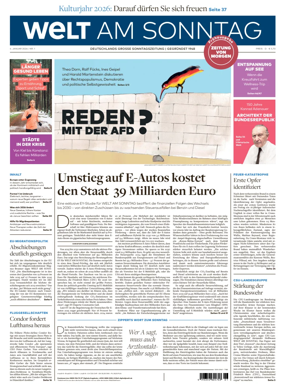 Cover of Welt am Sonntag