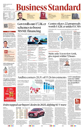 Cover of Business Standard