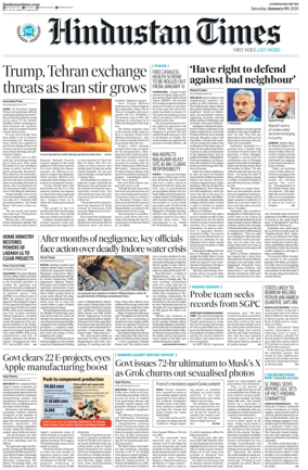 Cover of Hindustan Times (Amritsar)