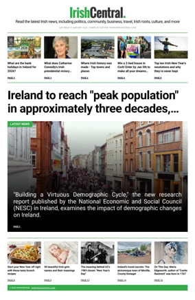 Cover of Irish Central