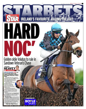 Cover of Irish Daily Star - Starbets