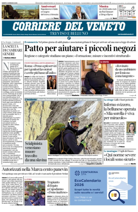 Cover of Corriere del Veneto (Treviso e Belluno)
