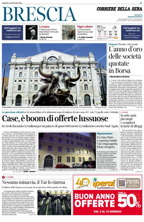 Cover of Corriere della Sera (Brescia)