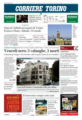Cover of Corriere Torino