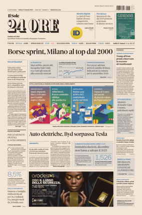 Cover of Il Sole 24 Ore