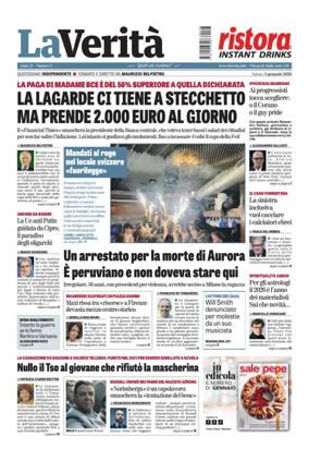 Cover of La Verita (Italia)