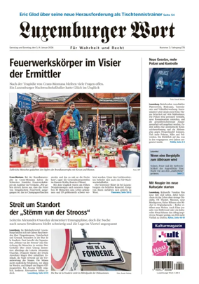 Cover of Luxemburger Wort